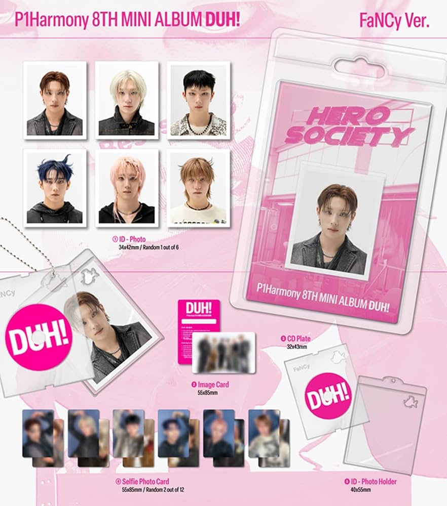 P1Harmony - Duh! 8th Mini Album (Fancy Ver.) (Random)